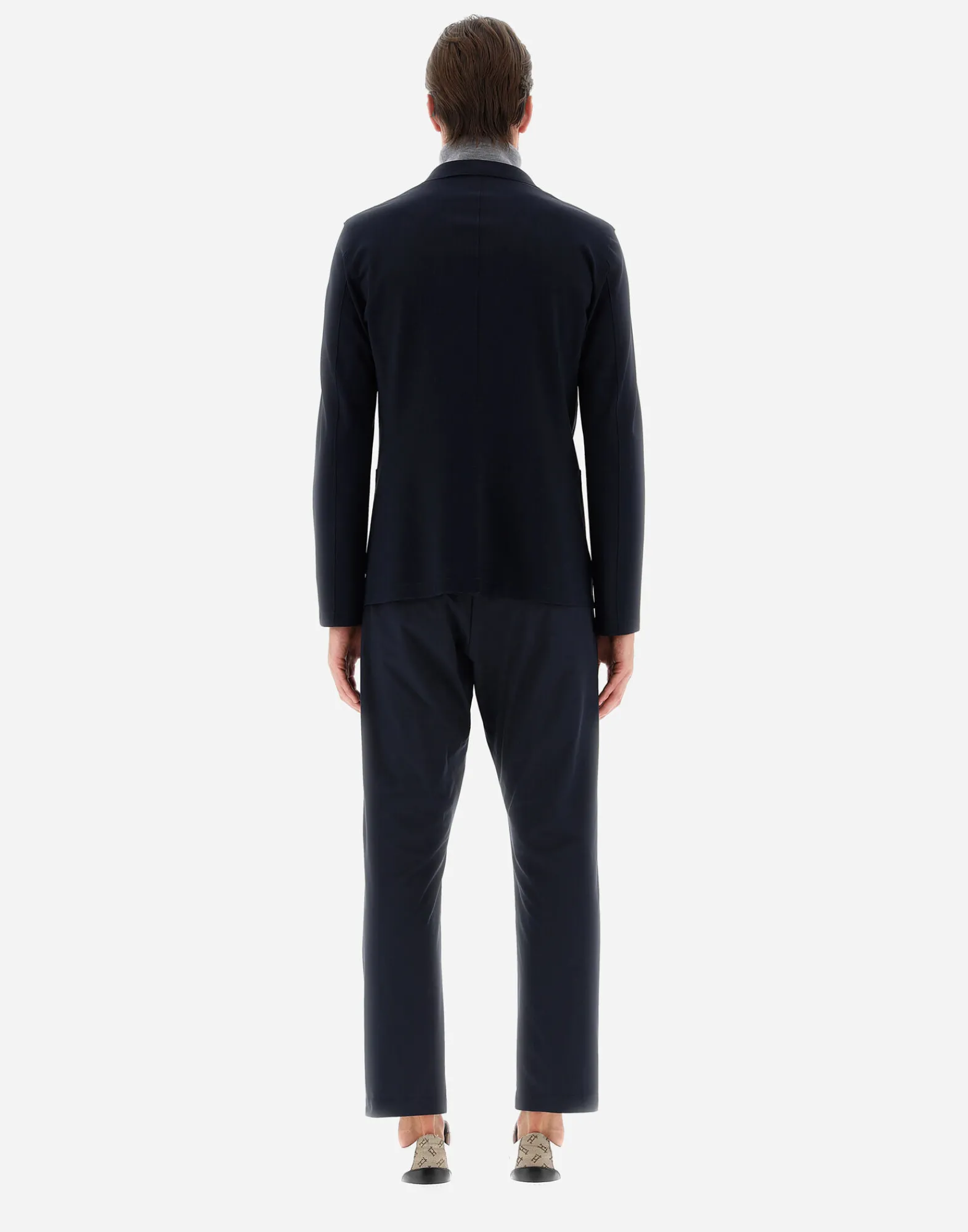 Herno Blazers-Blazer Aus Non-Washed Light Scuba
