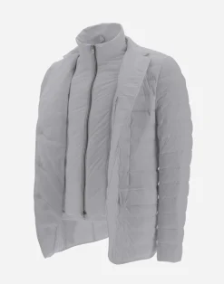 Herno Kurze Daunenjacken-Blazer Aus Nuage Mit Details Aus Monogram
