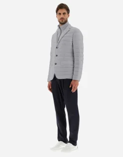 Herno Kurze Daunenjacken-Blazer Aus Nuage Mit Details Aus Monogram