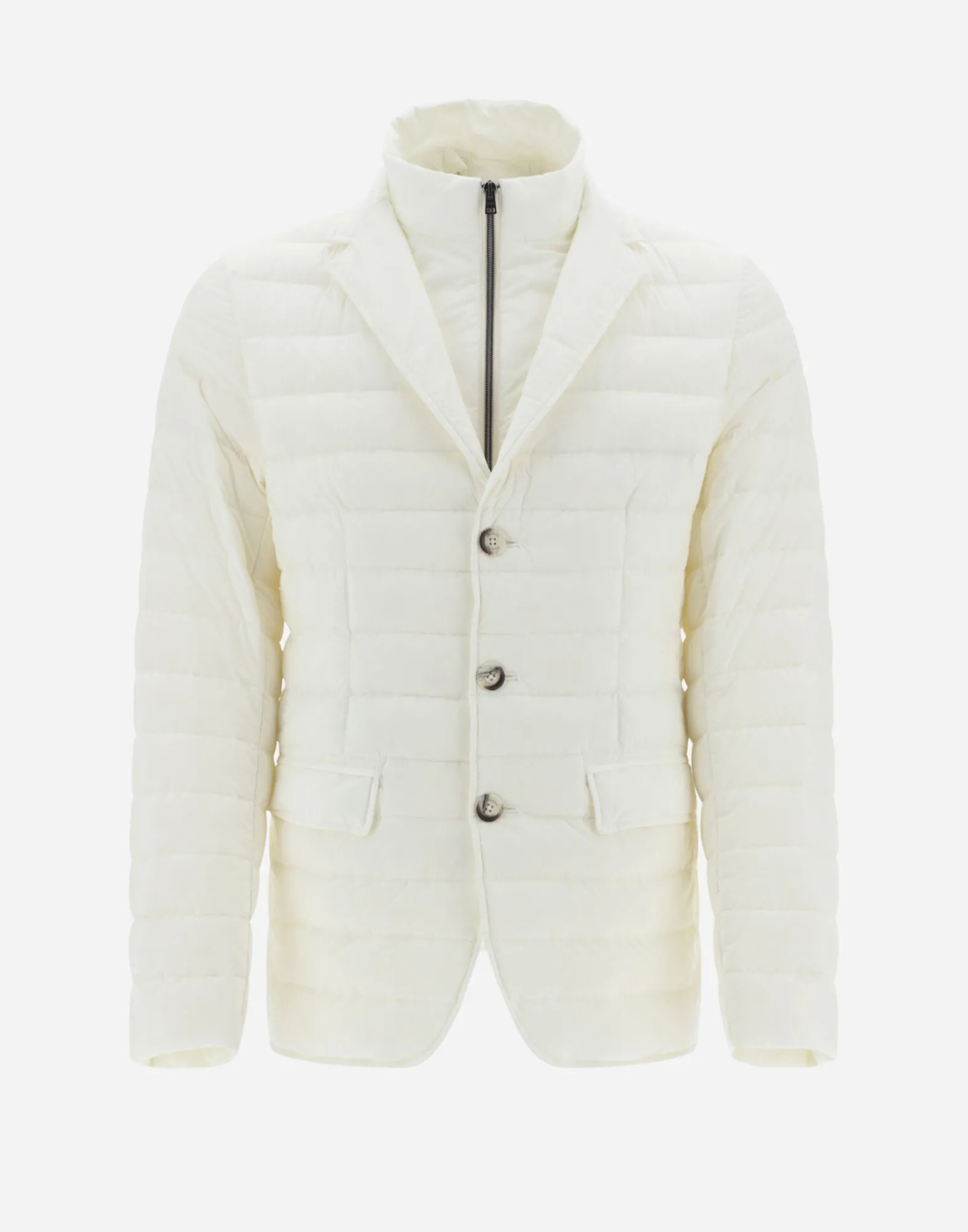 Herno Kurze Daunenjacken-Blazer Aus Nuage Mit Details Aus Monogram