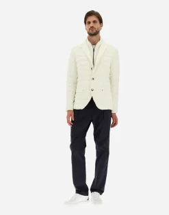 Herno Kurze Daunenjacken-Blazer Aus Nuage Mit Details Aus Monogram