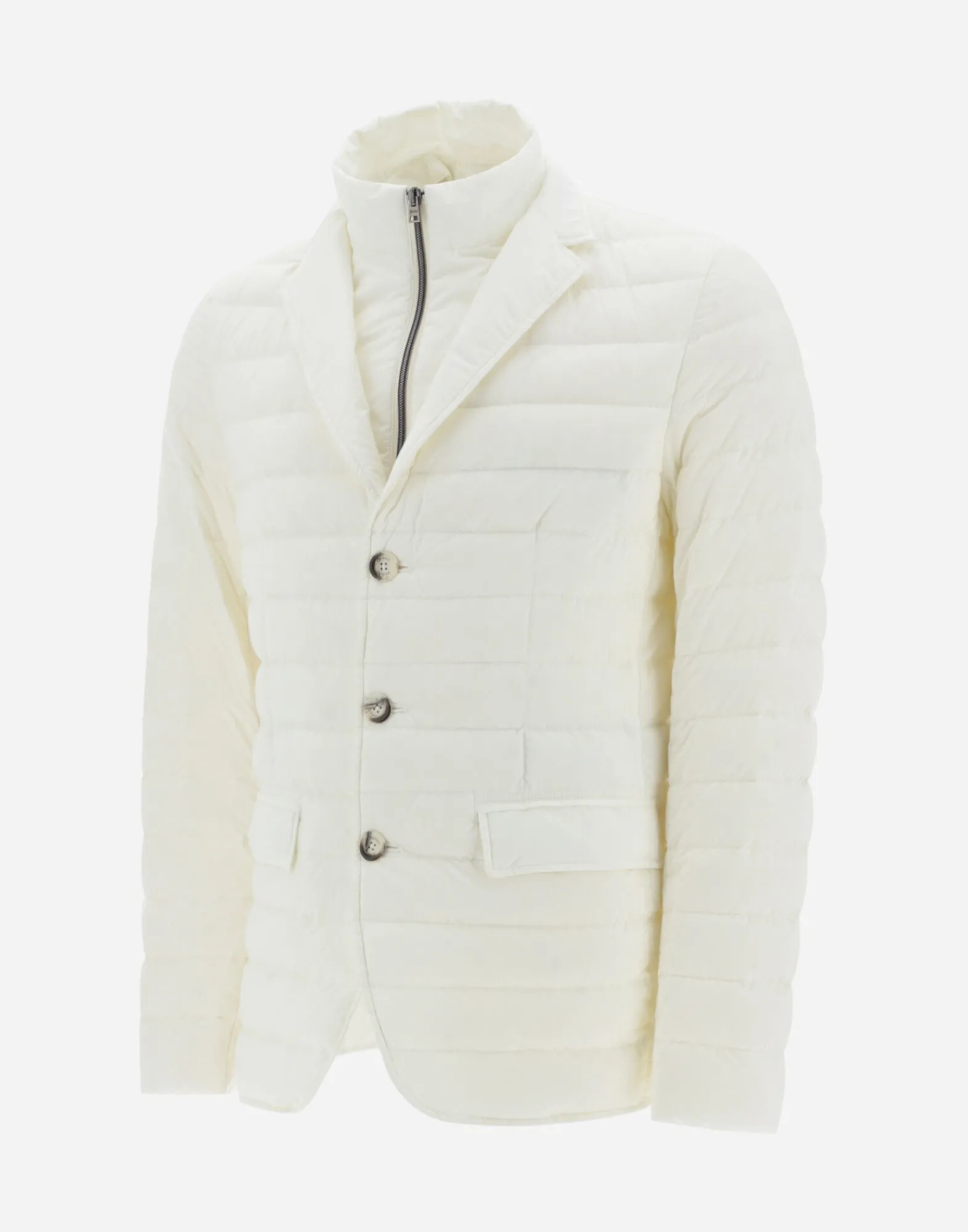 Herno Kurze Daunenjacken-Blazer Aus Nuage Mit Details Aus Monogram