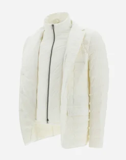 Herno Kurze Daunenjacken-Blazer Aus Nuage Mit Details Aus Monogram