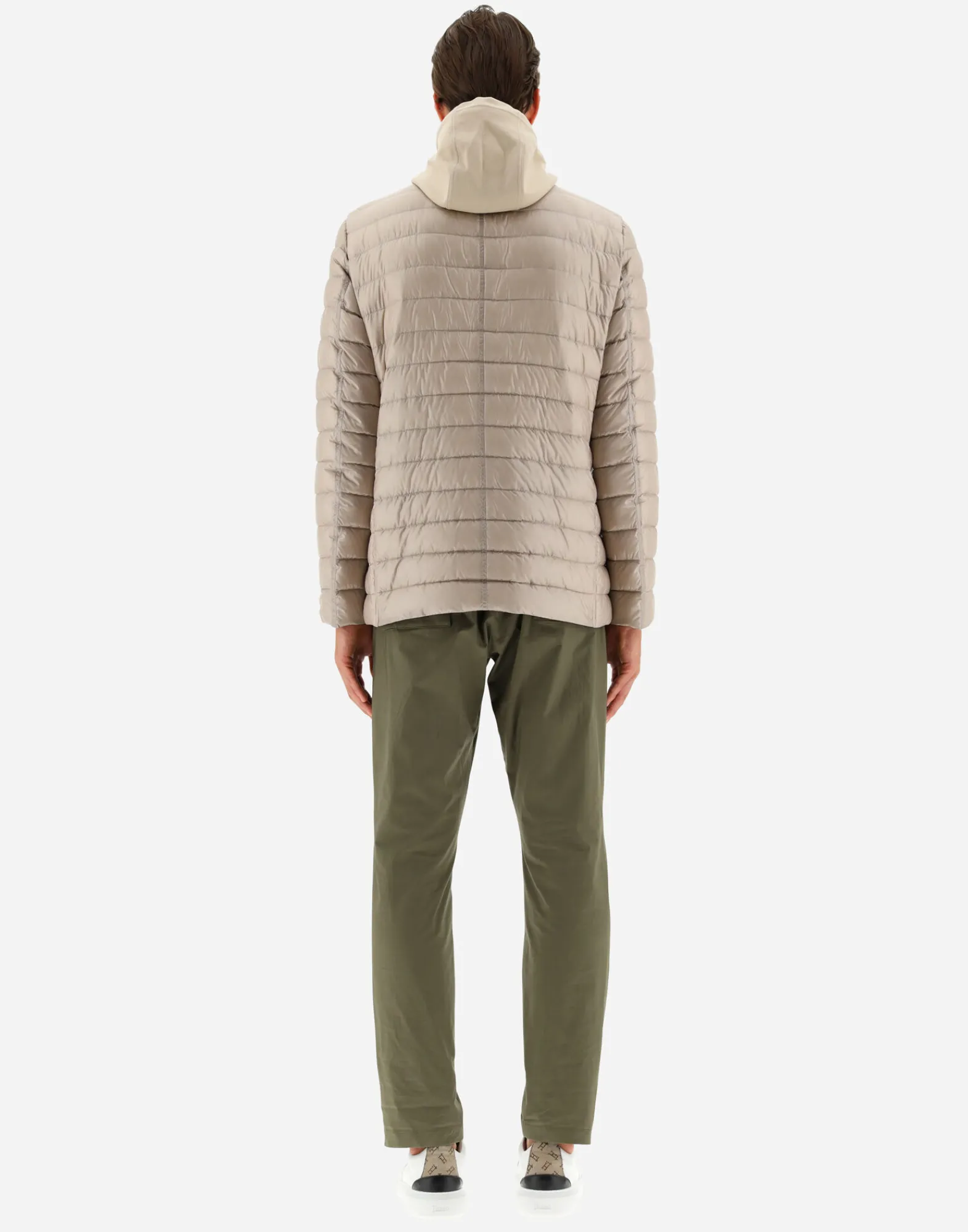 Herno Kurze Daunenjacken-Blazer Aus Nylon Ultralight & Fleece