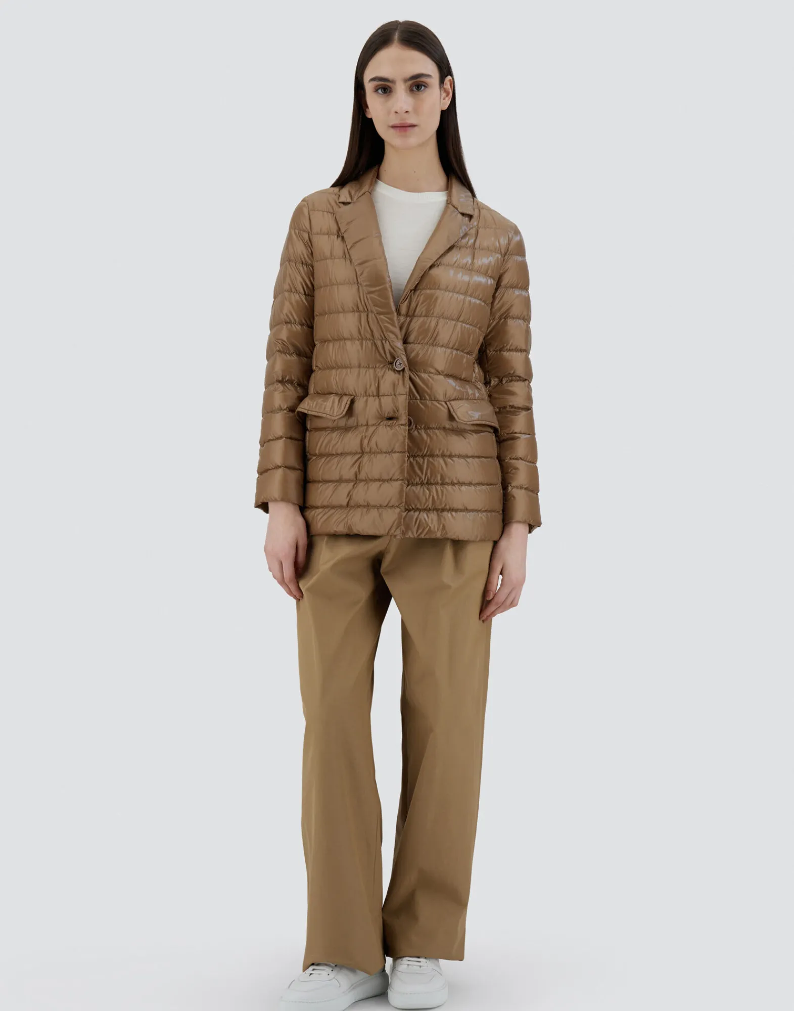Herno Kurze Daunenjacken-Blazer Aus Nylon Ultralight