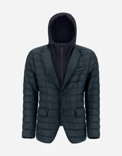Herno Kurze Daunenjacken-Blazer Aus Nylon Ultralight & Fleece