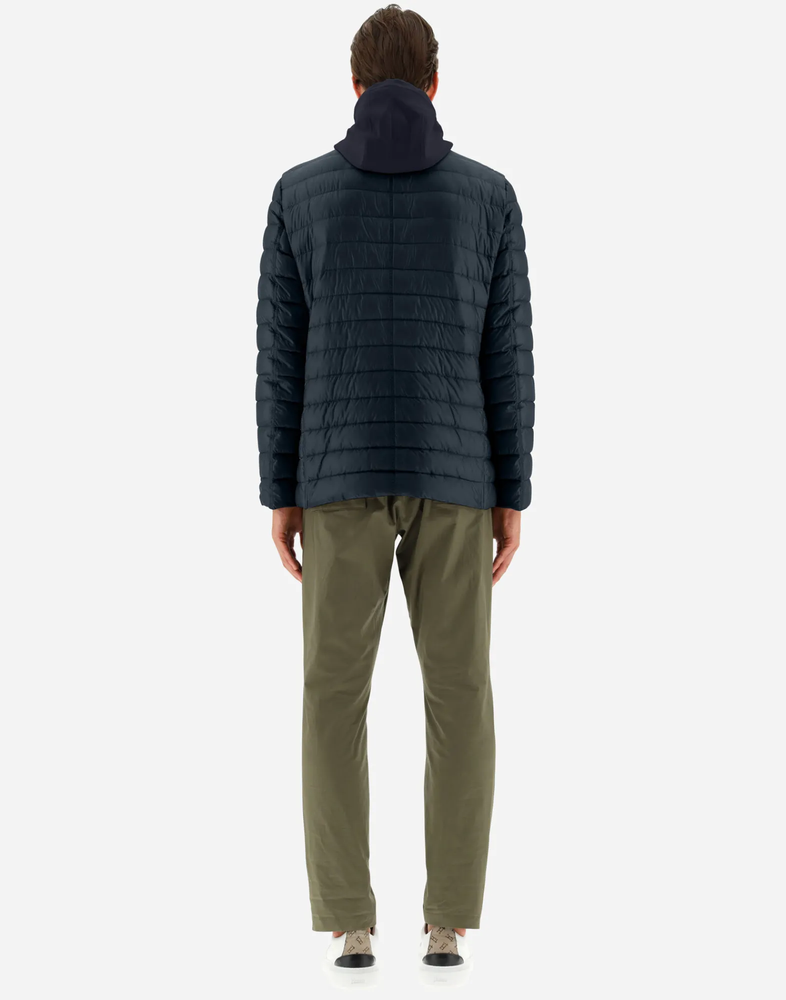 Herno Kurze Daunenjacken-Blazer Aus Nylon Ultralight & Fleece