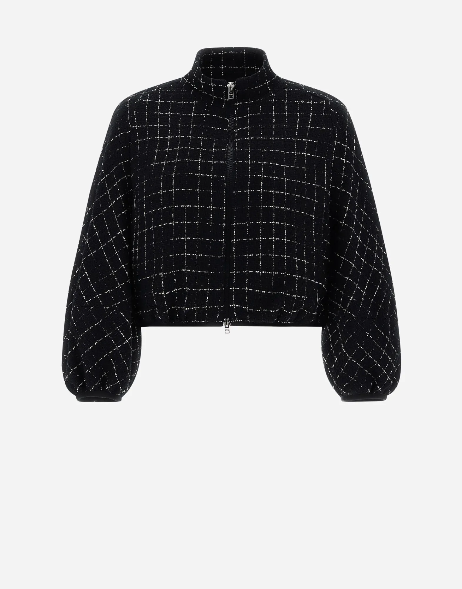 Herno Bomber-Bomberjacke Aus Casual Tweed