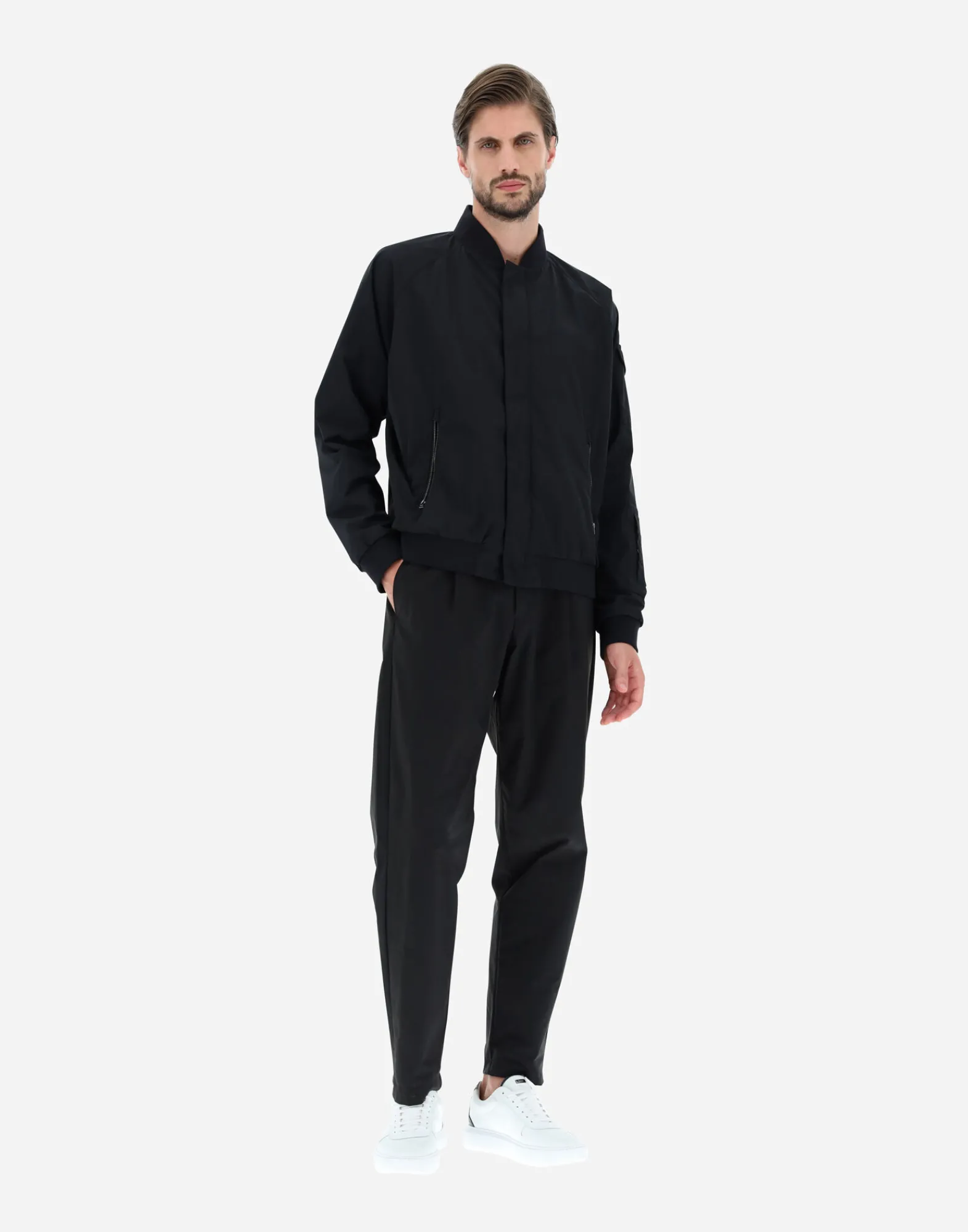 Herno Bomber-Bomberjacke Aus Compact Nylon