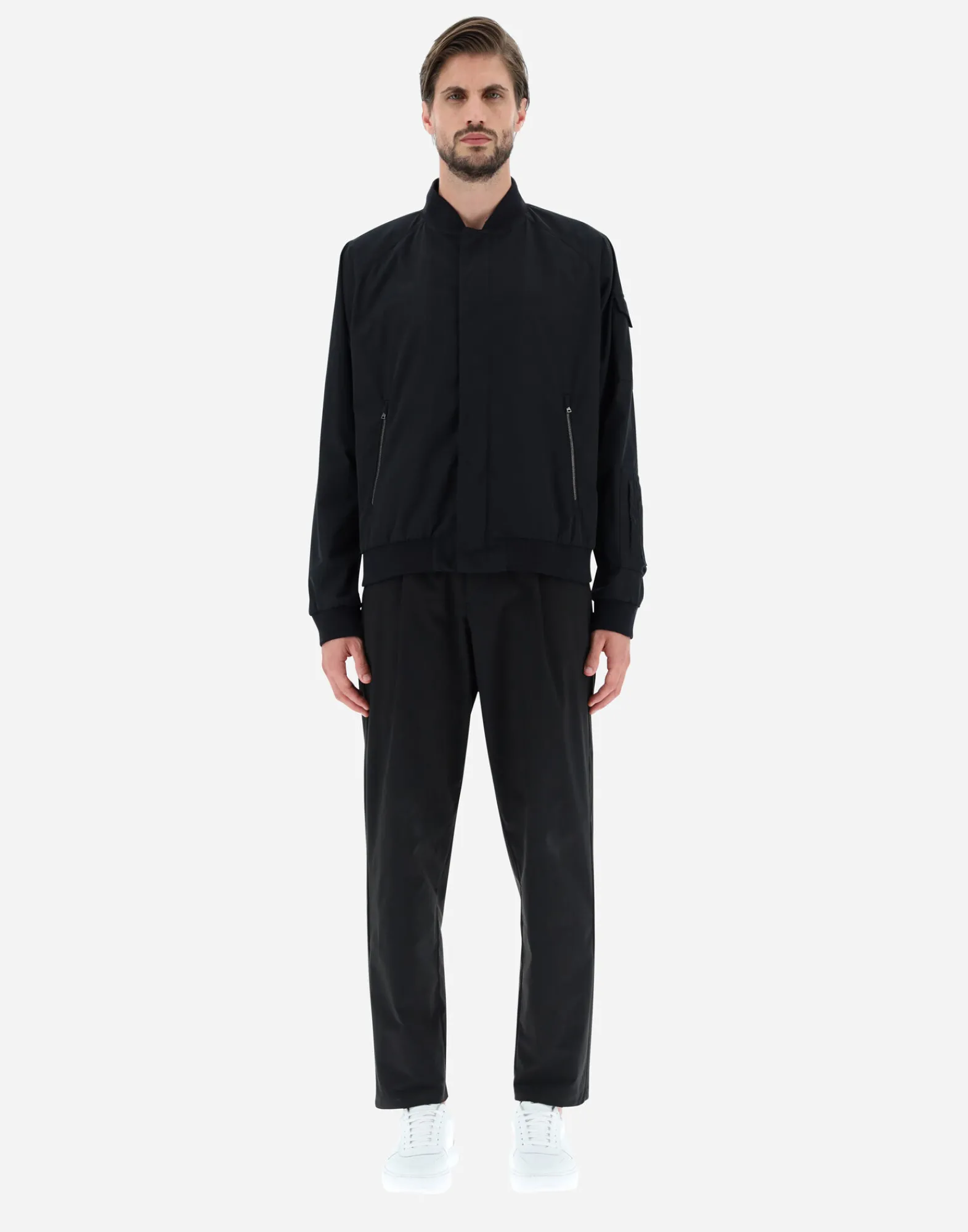 Herno Bomber-Bomberjacke Aus Compact Nylon
