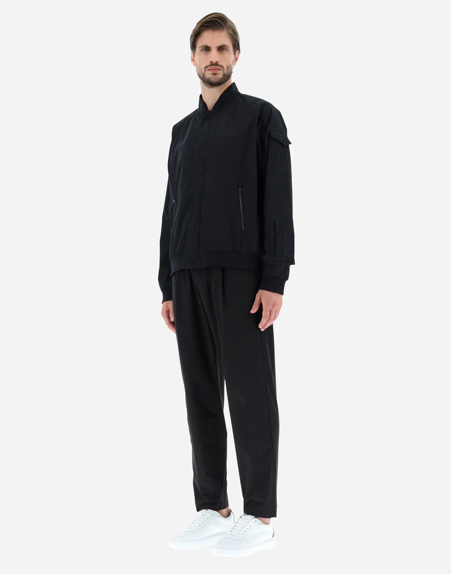 Herno Bomber-Bomberjacke Aus Compact Nylon