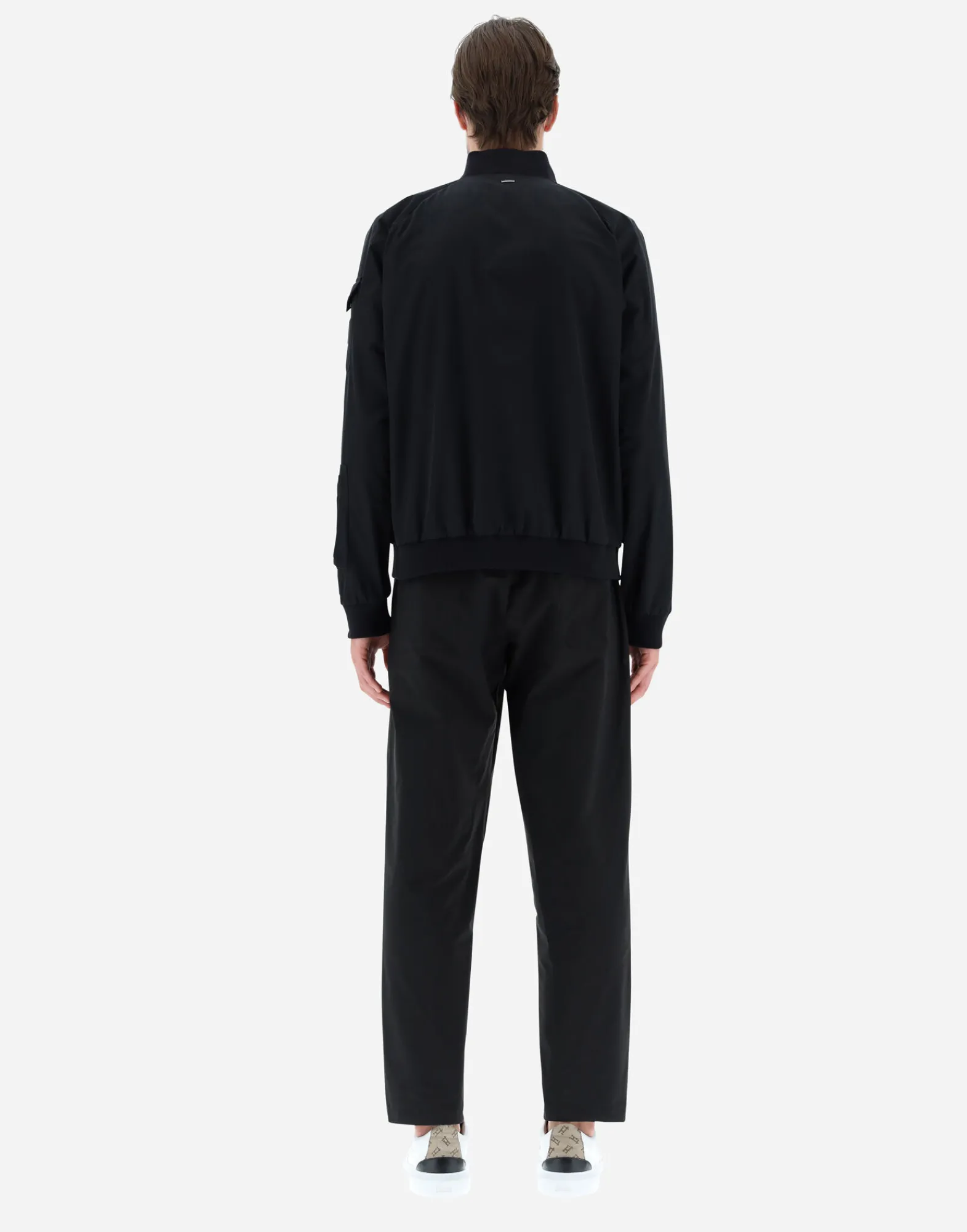 Herno Bomber-Bomberjacke Aus Compact Nylon
