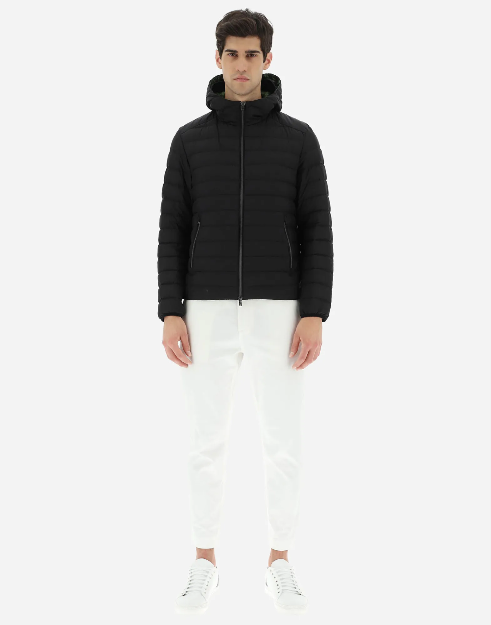 Herno Bomber-Bomberjacke Aus Down Washed Nylon Und Ultralight Sportswear