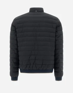 Herno Kurze Daunenjacken-Bomberjacke Aus Nuage Mit Details Aus Monogram