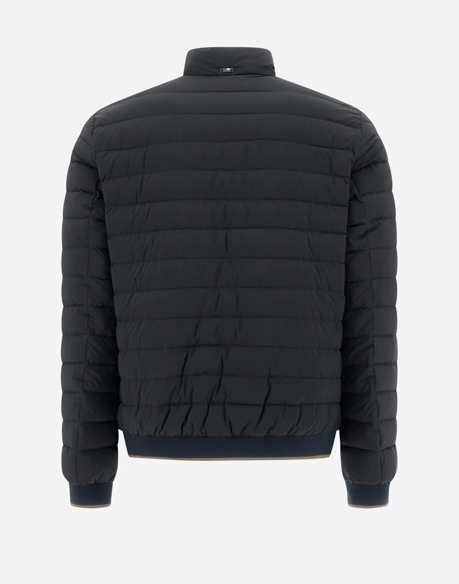 Herno Kurze Daunenjacken-Bomberjacke Aus Nuage Mit Details Aus Monogram
