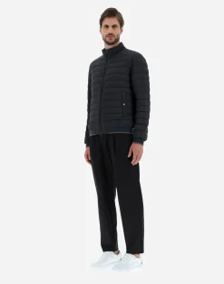 Herno Kurze Daunenjacken-Bomberjacke Aus Nuage Mit Details Aus Monogram