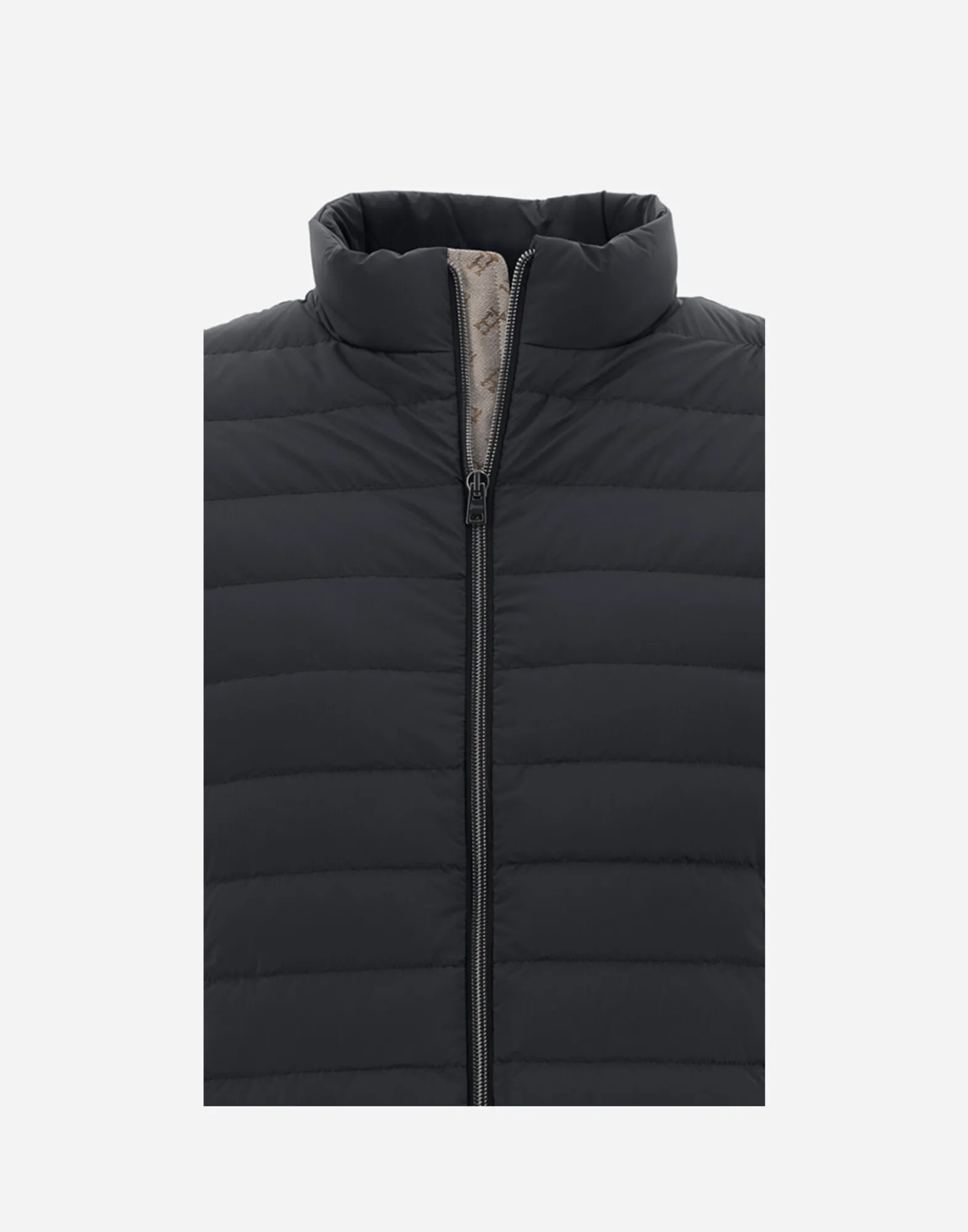 Herno Kurze Daunenjacken-Bomberjacke Aus Nuage Mit Details Aus Monogram