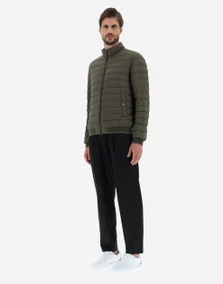 Herno Kurze Daunenjacken-Bomberjacke Aus Nuage Mit Details Aus Monogram