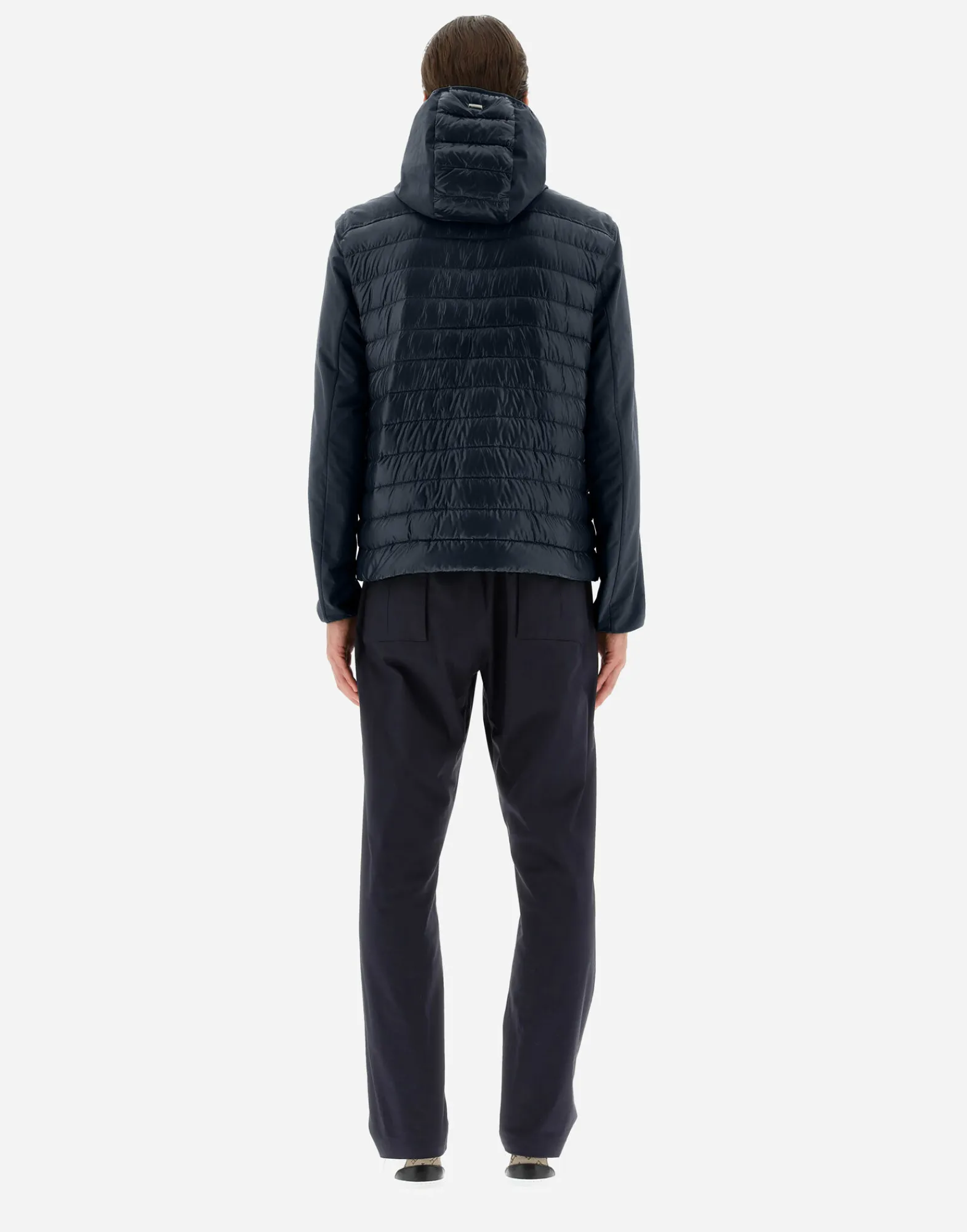 Herno Kurze Daunenjacken-Bomberjacke Aus Nylon Ultralight & Plaster