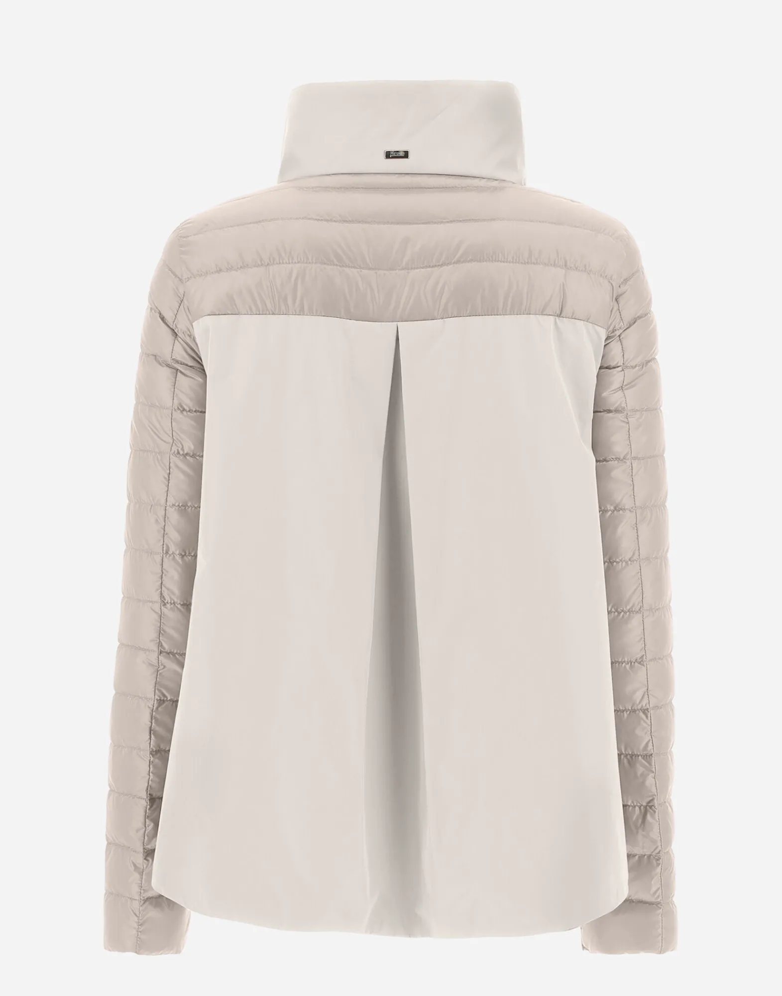 Herno Kurze Daunenjacken-Bomberjacke Aus Nylon Ultralight & New Techno Taft
