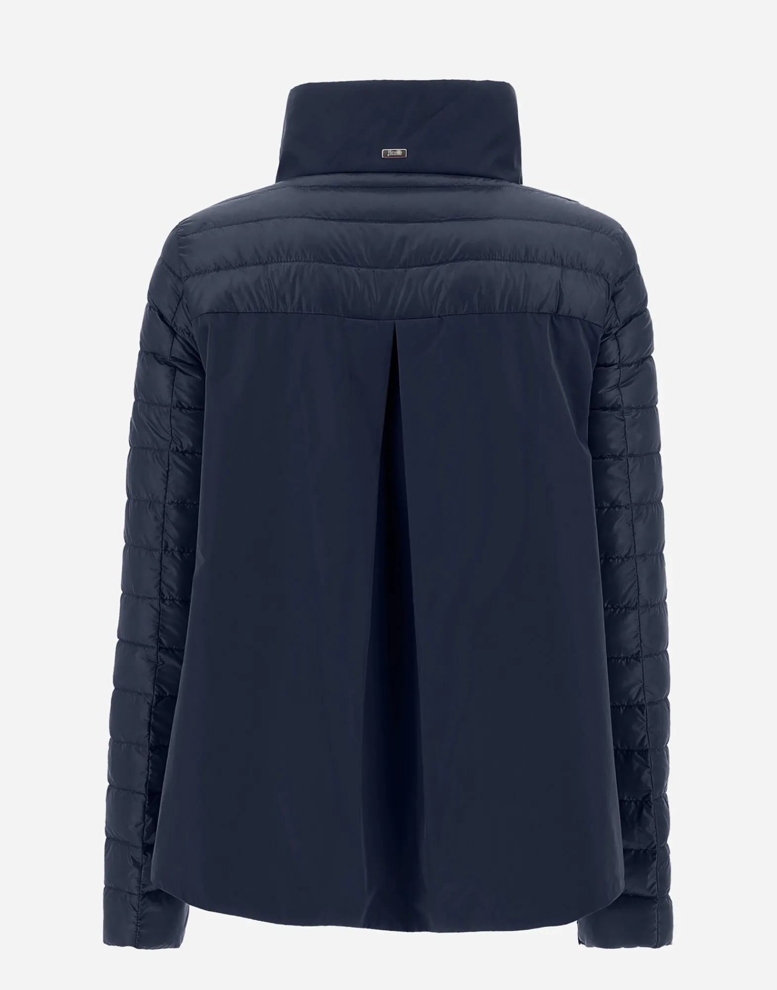 Herno Kurze Daunenjacken-Bomberjacke Aus Nylon Ultralight & New Techno Taft