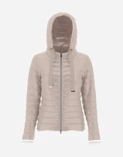 Herno Bomber-Bomberjacke Aus Nylon Ultralight Bomber Und Lurex Sweater
