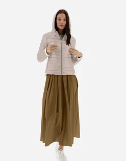 Herno Bomber-Bomberjacke Aus Nylon Ultralight Bomber Und Lurex Sweater