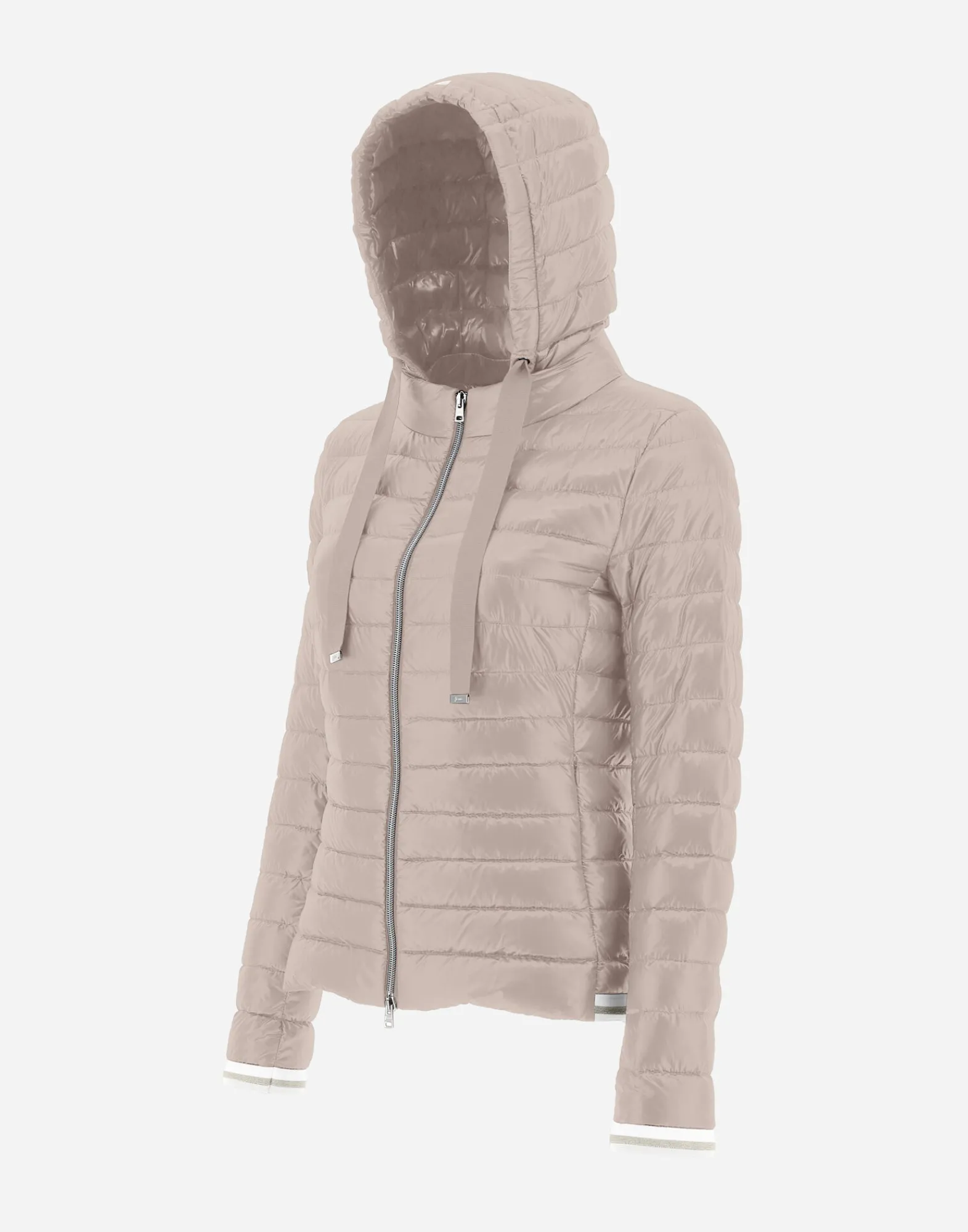 Herno Bomber-Bomberjacke Aus Nylon Ultralight Bomber Und Lurex Sweater