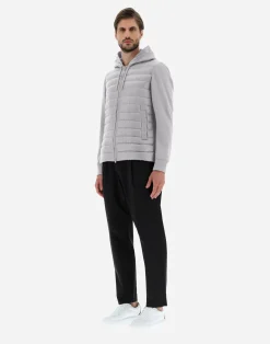 Herno Kurze Daunenjacken-Bomberjacke Aus Nylon Ultralight & Fleece