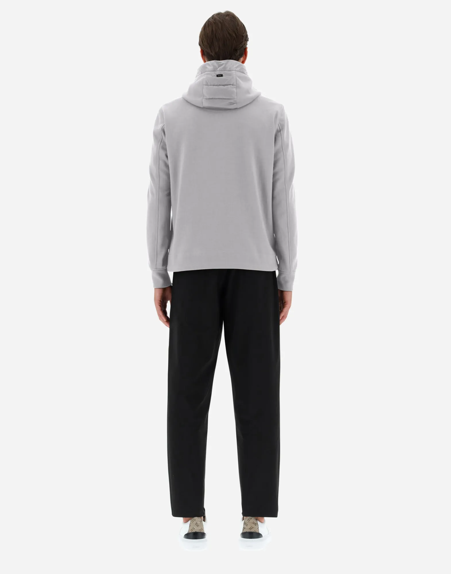 Herno Kurze Daunenjacken-Bomberjacke Aus Nylon Ultralight & Fleece