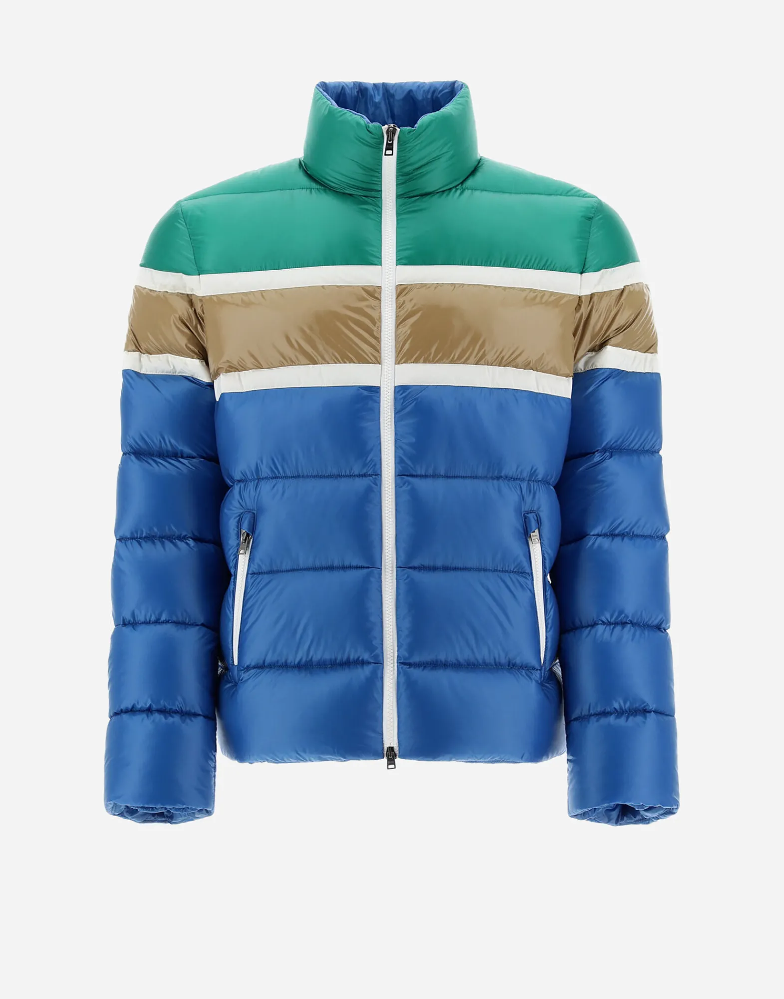Herno Kurze Daunenjacken-Bomberjacke Aus Nylon Ultralight & Gloss
