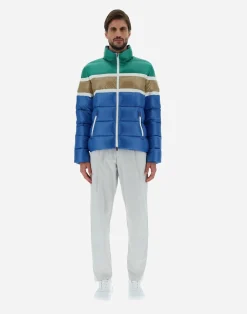 Herno Kurze Daunenjacken-Bomberjacke Aus Nylon Ultralight & Gloss
