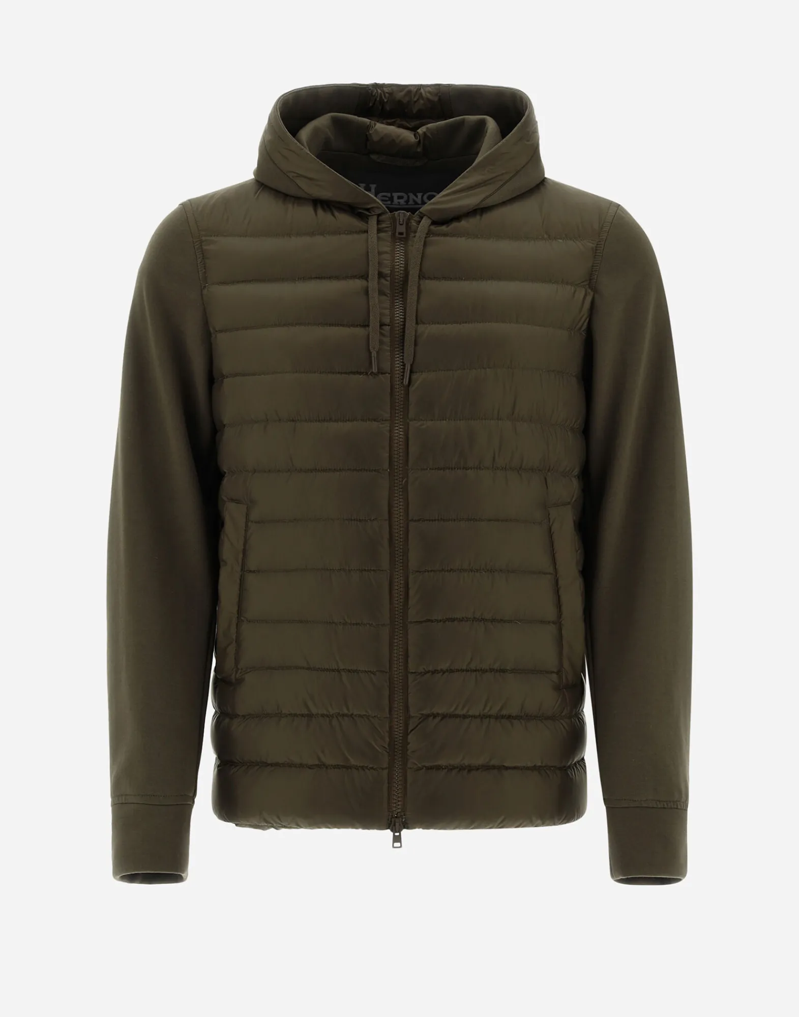 Herno Kurze Daunenjacken-Bomberjacke Aus Nylon Ultralight & Fleece