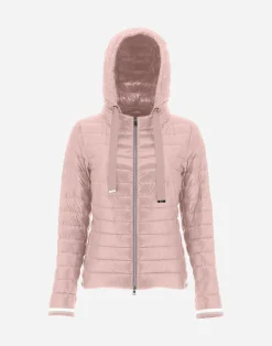 Herno Bomber-Bomberjacke Aus Nylon Ultralight Bomber Und Lurex Sweater