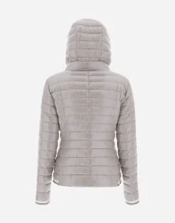 Herno Bomber-Bomberjacke Aus Nylon Ultralight Bomber Und Lurex Sweater
