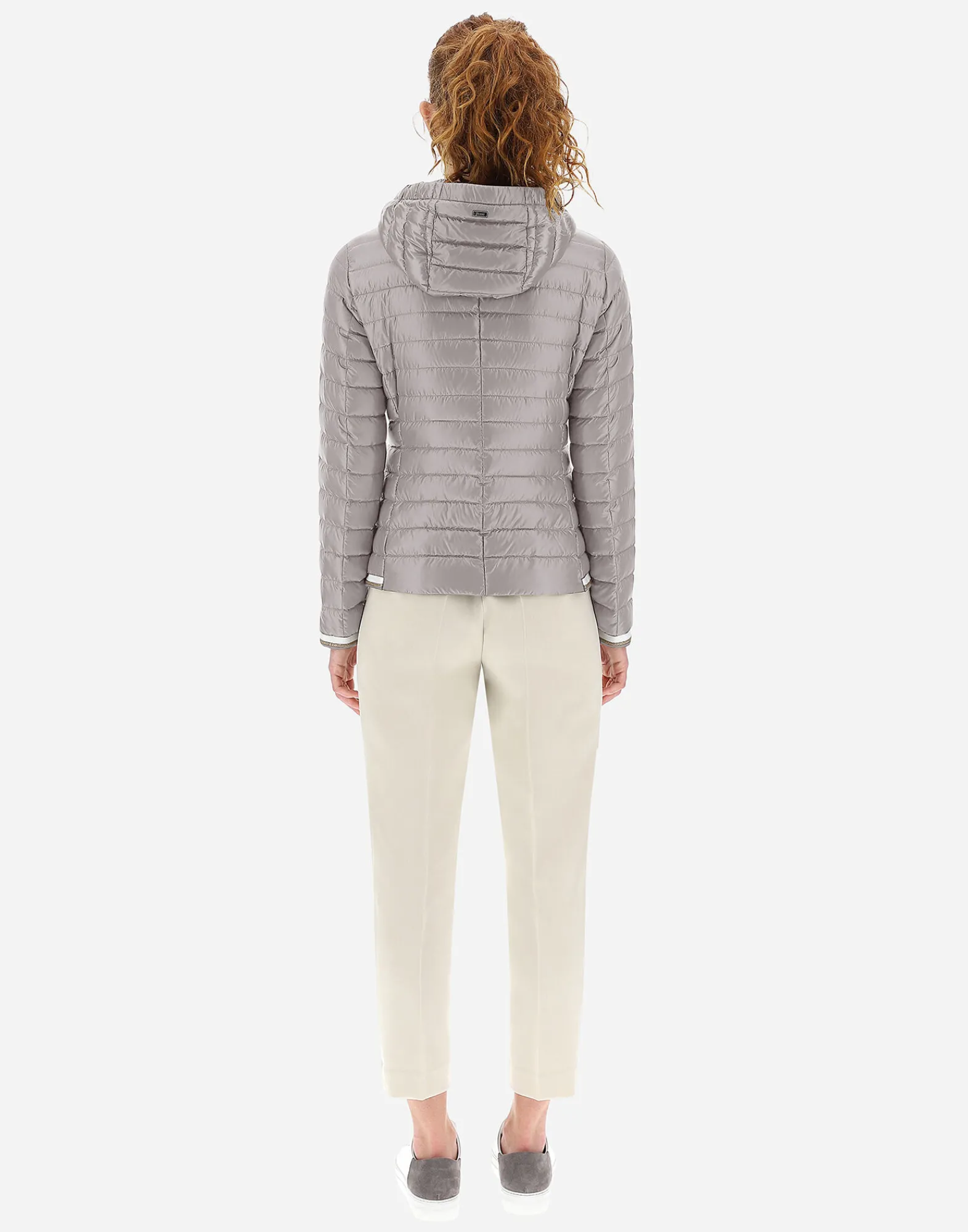 Herno Bomber-Bomberjacke Aus Nylon Ultralight Bomber Und Lurex Sweater