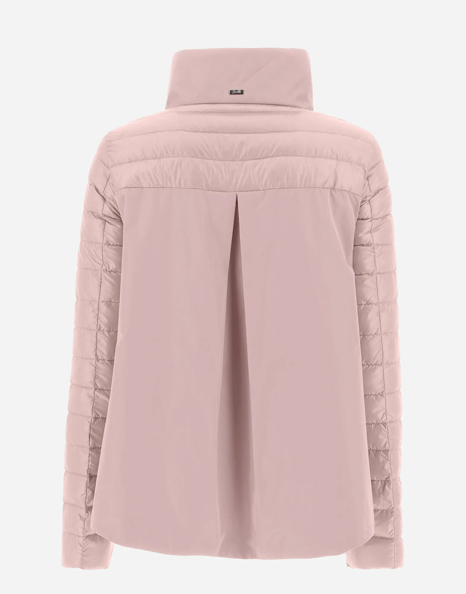 Herno Kurze Daunenjacken-Bomberjacke Aus Nylon Ultralight & New Techno Taft