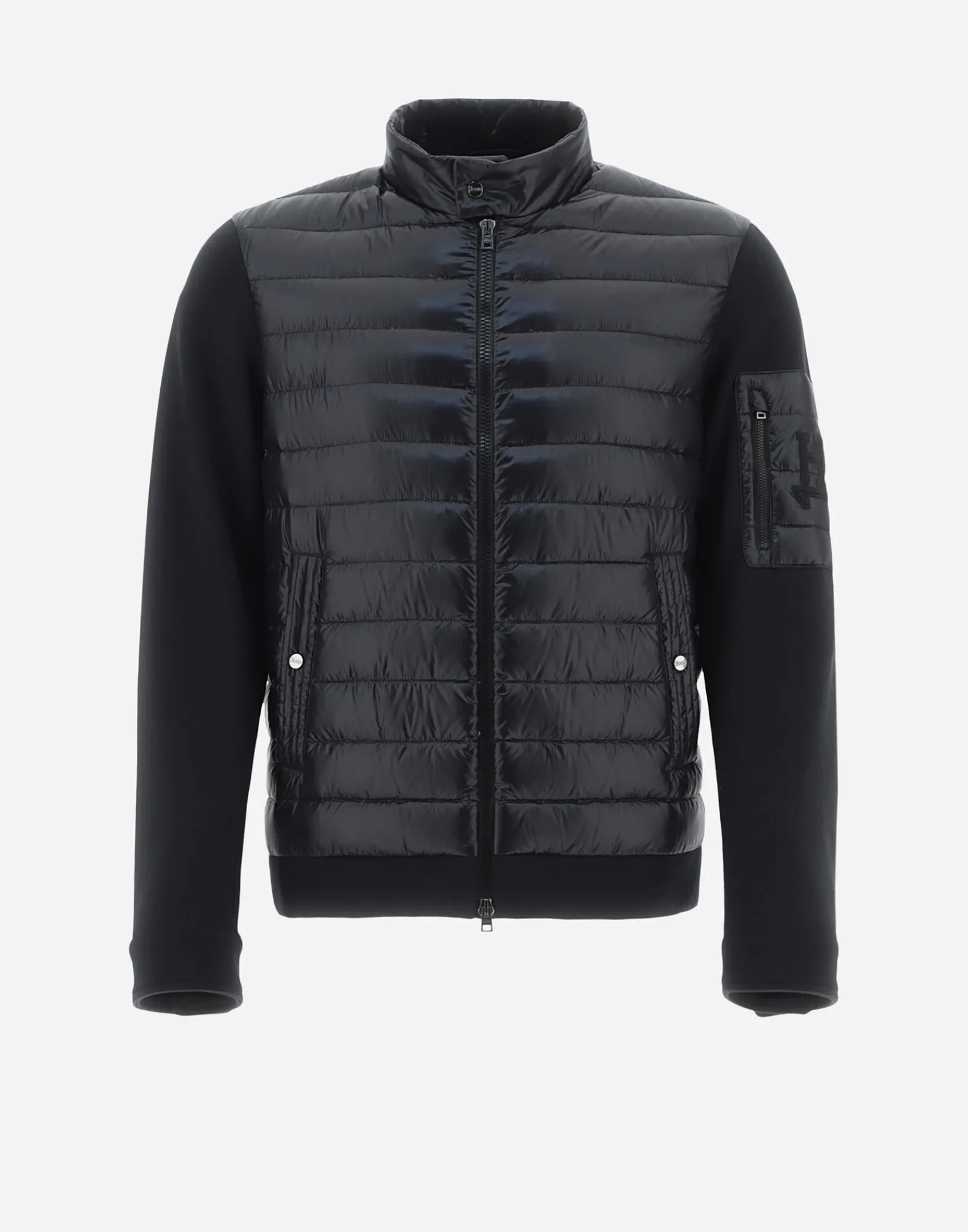 Herno Kurze Daunenjacken-Bomberjacke Aus Nylon Ultralight & Fleece