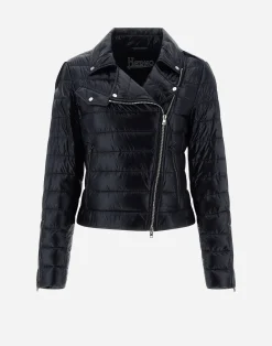 Herno Kurze Daunenjacken-Bomberjacke Aus Nylon Ultralight