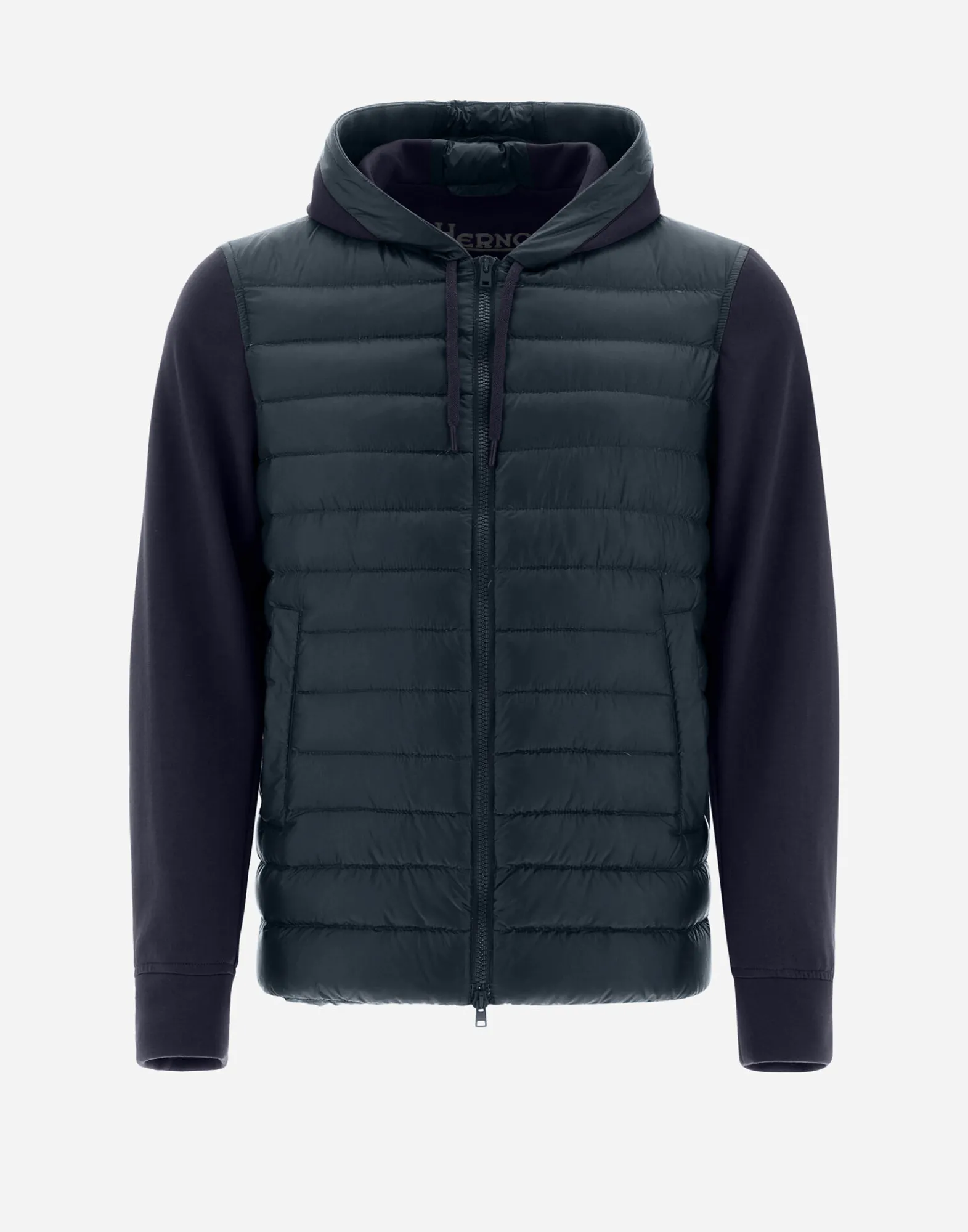 Herno Kurze Daunenjacken-Bomberjacke Aus Nylon Ultralight & Fleece