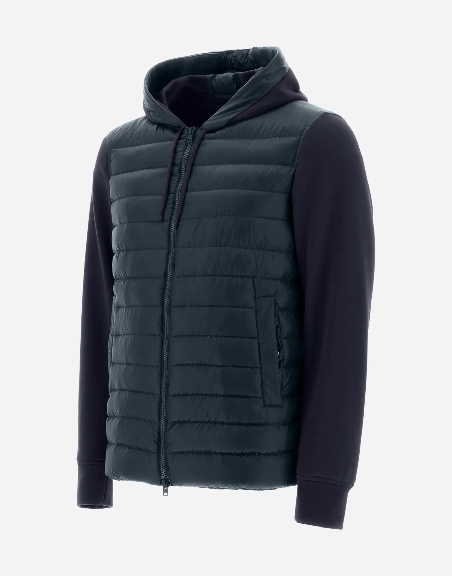 Herno Kurze Daunenjacken-Bomberjacke Aus Nylon Ultralight & Fleece