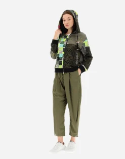 Herno Bomber-Bomberjacke Aus Safari Patch Sweater