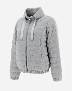 Herno Kurze Daunenjacken-Bomberjacke Aus Shiny Rock