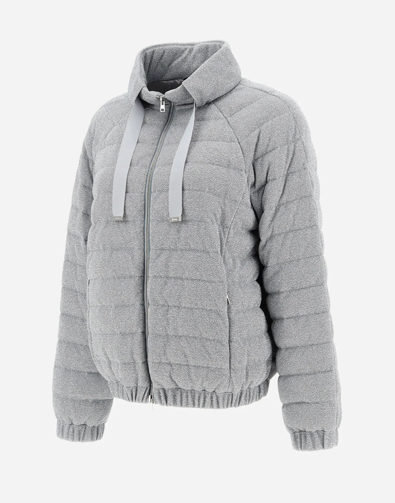 Herno Kurze Daunenjacken-Bomberjacke Aus Shiny Rock