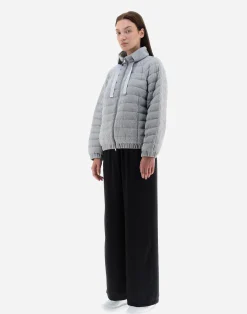 Herno Kurze Daunenjacken-Bomberjacke Aus Shiny Rock