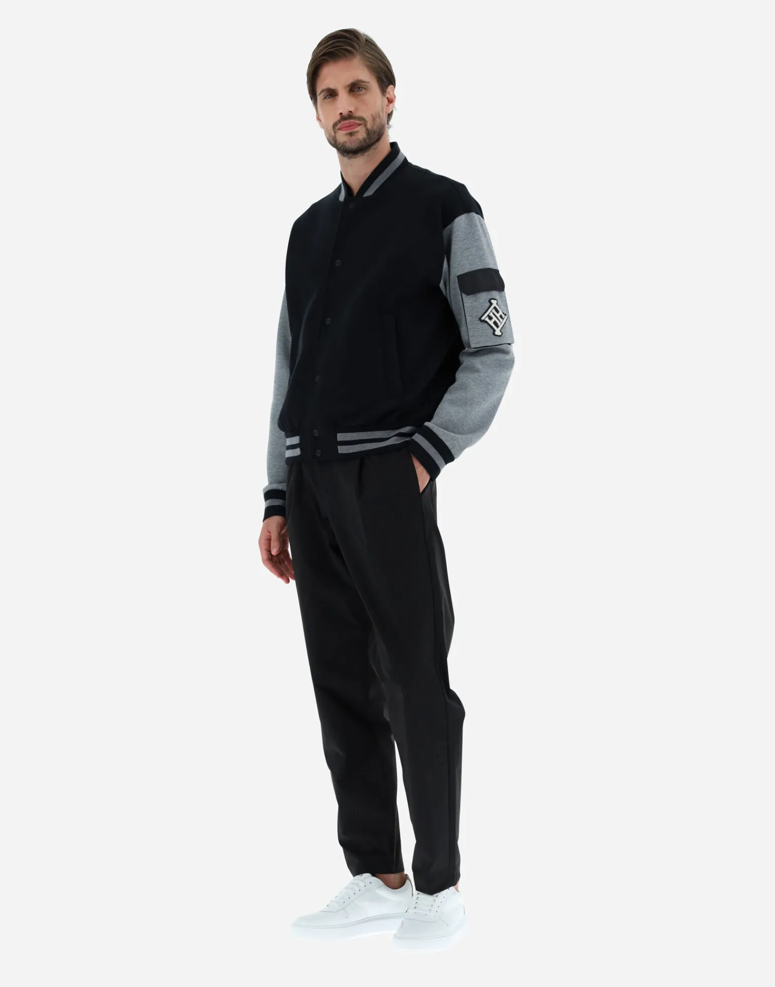 Herno Bomber-Bomberjacke Aus Soft Scuba