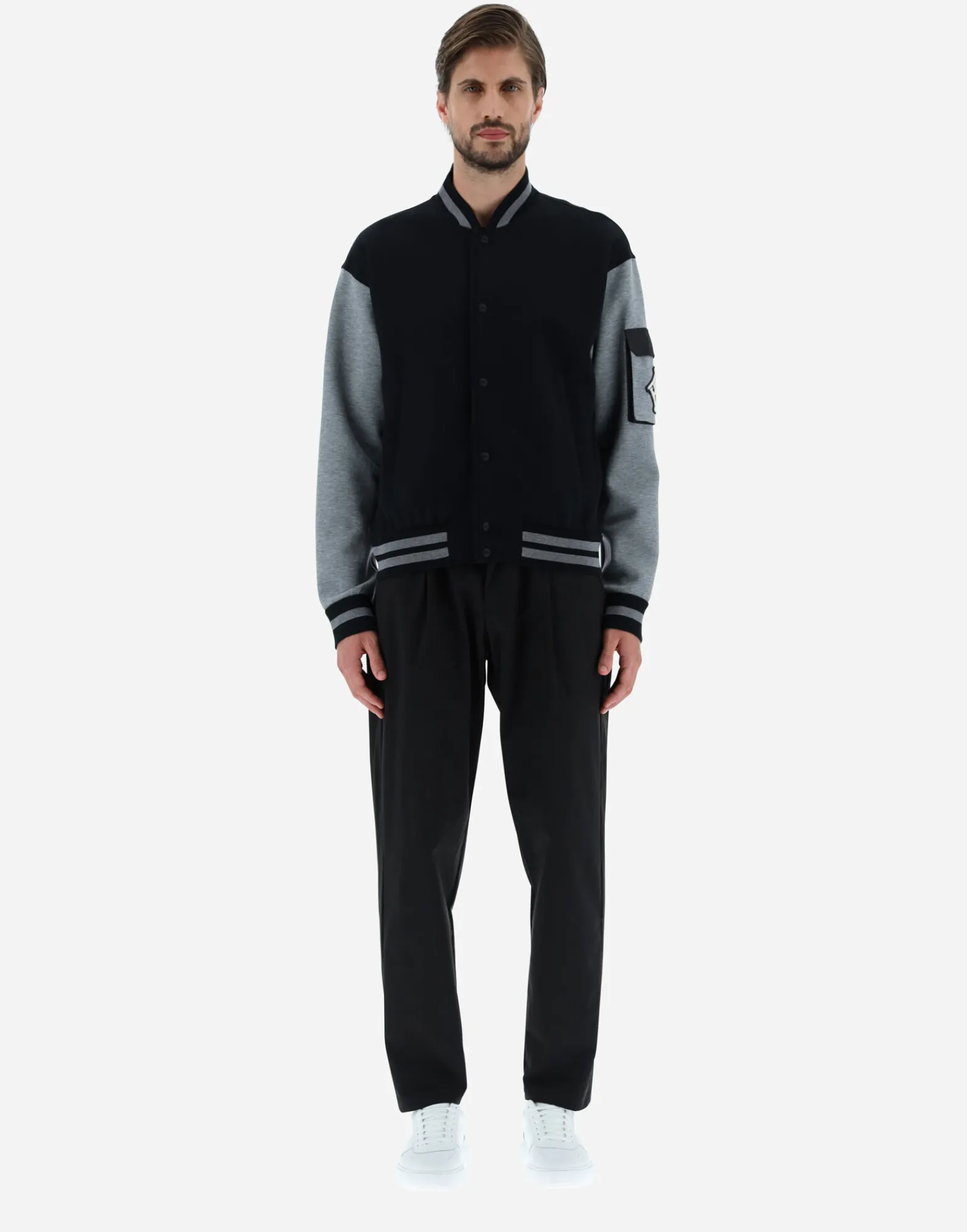 Herno Bomber-Bomberjacke Aus Soft Scuba