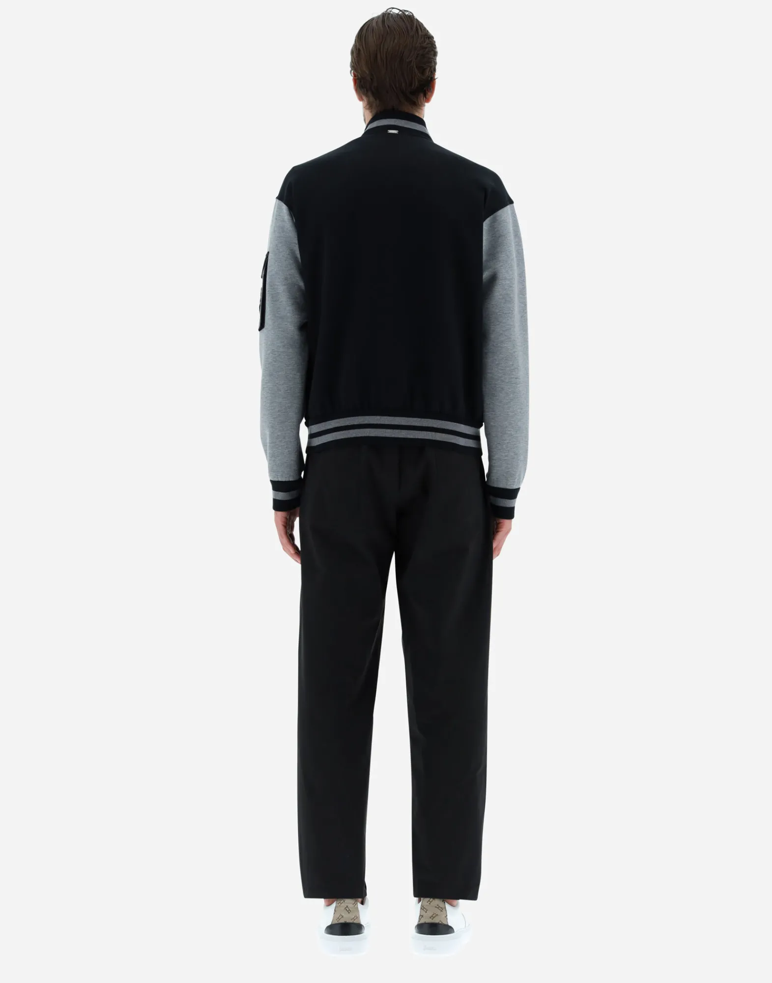 Herno Bomber-Bomberjacke Aus Soft Scuba