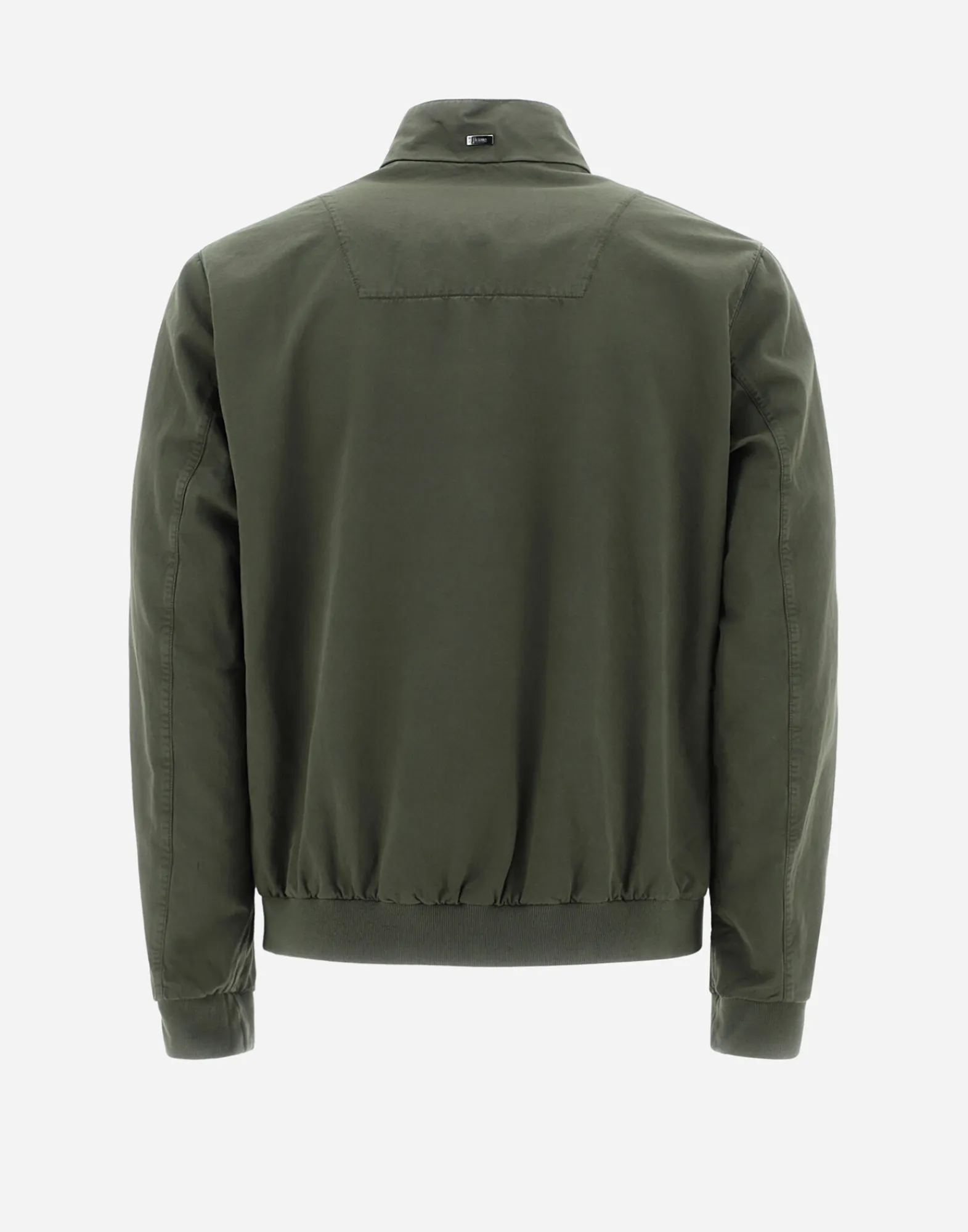 Herno Bomber-Bomberjacke Aus Stuckgefarbtem Leinen & Baumwolle