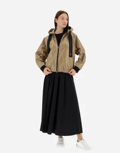 Herno Bomber-Bomberjacke Aus Techno Paper